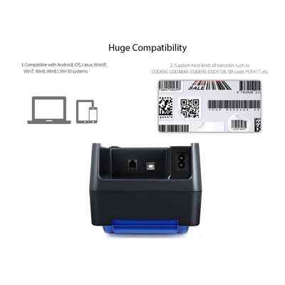 Portable 90mm/sec 58mm Bluetooth Thermal Printer Carav Handheld Pos Printer