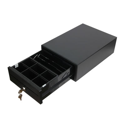 W208mm 13.9Lbs POS Cash Drawer Cash Register Money Box With Key Lock